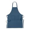 Küchenschürze Organic Cotton mit 2 Fronttaschen blau | ohne Werbeanbringung | Nicht verfügbar | Nicht verfügbar | Nicht verfügbar