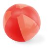 Wasserball transparente Streifen rot | ohne Werbeanbringung | Nicht verfügbar | Nicht verfügbar | Nicht verfügbar