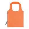 Faltbare Einkaufstasche RPET orange | ohne Werbeanbringung | Nicht verfügbar | Nicht verfügbar | Nicht verfügbar