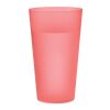 Festivalbecher "Large" aus Plastik, 500ml transparent rot | ohne Werbeanbringung | Nicht verfügbar | Nicht verfügbar