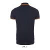 PASADENA Herren Polo 200g Marineblau/Neonorange | XXL | ohne Werbeanbringung | Nicht verfügbar | Nicht verfügbar | Nicht verfügbar