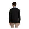 Golden Herren-Strickjacke mit V-Ausschnitt schwarz | XXL