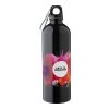 Recycelte einwandige Edelstahlflasche (750 ml) Emeric Rosa | ohne Werbeanbringung | Nicht verfügbar | Nicht verfügbar