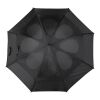 Portierschirm 'Finley' aus Polyester Schwarz