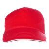 Baseball-Cap 'Dallas' aus Baumwolle Rot