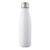 Einwandiger Edelstahlflasche aus recyceltem Stahl 650 ml Cliff Weiß