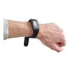 Schrittzähler 'Step' mit Silikon Armband Schwarz