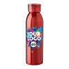 Einwandige Edelstahl-Trinkflasche 650 ml Cindy Kobaltblau