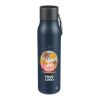 Trinkflasche aus recyceltem Edelstahl (600 ml) Cassian Blau