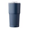 Recycelter doppelwandiger Trinkbecher aus Edelstahl (500 ml) Kael Weiß
