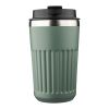 Reisebecher aus recyceltem Edelstahl (400 ml) Chiara Schwarz