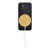 Wireless-Ladegerät aus Bambus inkl. Kabel hellbraun | ohne Werbeanbringung | Nicht verfügbar | Nicht verfügbar