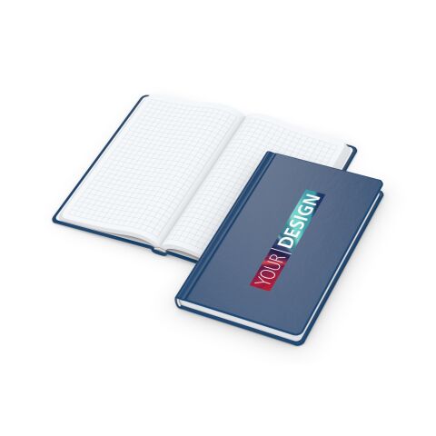 Notizbuch Easy-Book Basic Bestseller inkl. Siebdruck-Digital Marineblau | Pocket | 2-farbiger Siebdruck-Digital