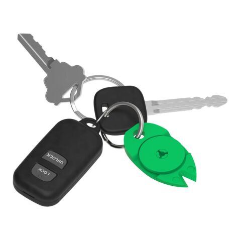 Schlüsselanhänger "Zecke" standard gelb | ohne Werbeanbringung | Nicht verfügbar | Nicht verfügbar