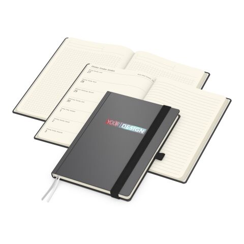 Wochenplaner Vision-Hybrid Creme Bestseller inkl. Siebdruck-Digital Anthrazit | ohne Werbeanbringung