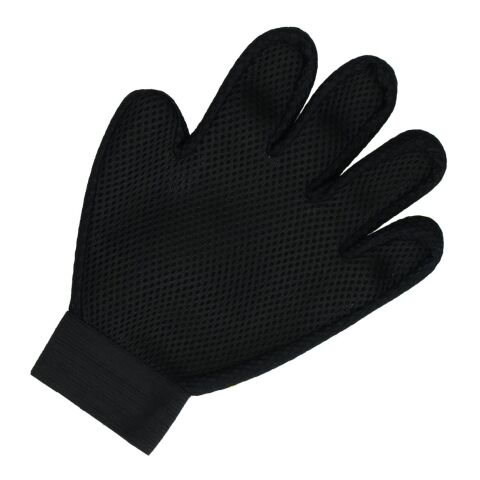 Fellpflegehandschuh &quot;Pet&quot; schwarz/grau | ohne Werbeanbringung | Nicht verfügbar | Nicht verfügbar