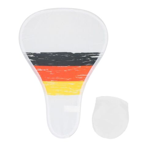 Fächer "Calor" Deutschland Deutschland-Farben | 1-farbiger Transferdruck | Fächer | 150 mm x 60 mm