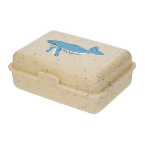 Vorratsdose &quot;School-Box&quot; groß, ISCC-zertifiziert beigebraun | ohne Werbeanbringung | Nicht verfügbar | Nicht verfügbar