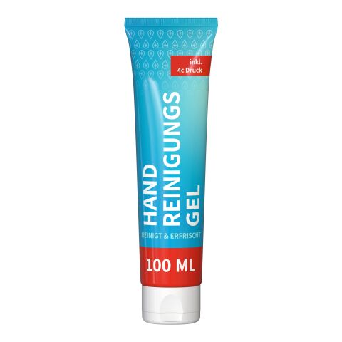 100 ml Tube - Handreinigungsgel (alk.) Weiß | ohne Werbeanbringung