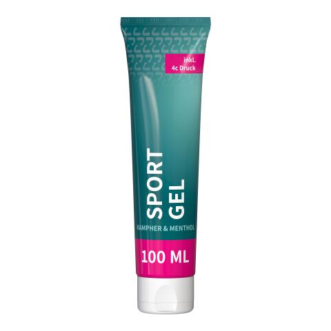 100 ml Tube - Sportgel - FullbodyPrint Weiß | ohne Werbeanbringung
