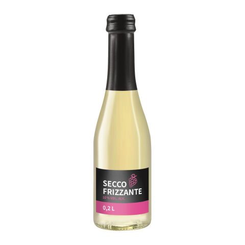0,2 l Secco frizzante (Glas) - Body Label ohne Werbeanbringung