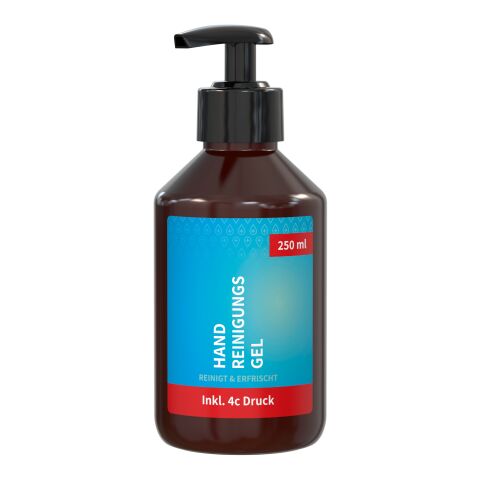 250 ml Spender - Handreinigungsgel (alk.) Braun | ohne Werbeanbringung