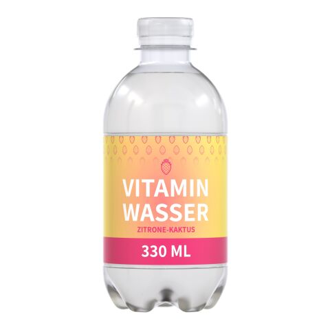 330 ml Vitaminwasser "Zitrone-Kaktus" - Eco Label 4C Eco Label