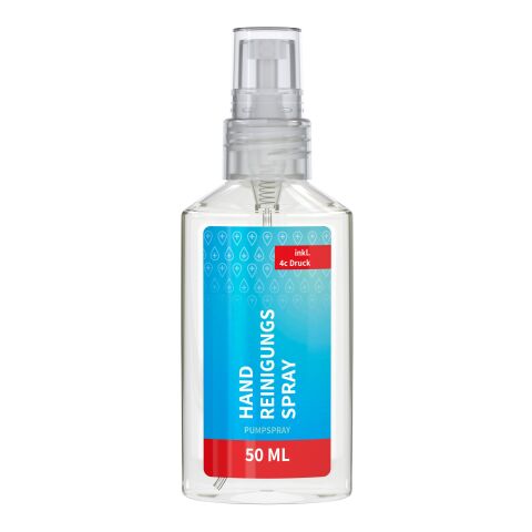 50 ml Spray - Handreinigungsspray (alk.) Transparent | ohne Werbeanbringung