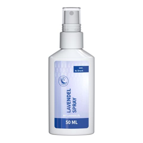 50 ml Spray - Lavendel-Spray - Body Label Weiß | ohne Werbeanbringung