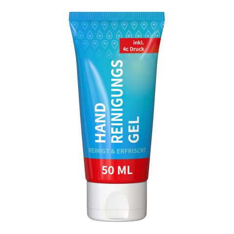 50 ml Tube - Handreinigungsgel (alk.) Weiß | ohne Werbeanbringung
