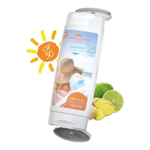 DuoPack Sonnenmilch LSF 50 (sensitiv) + Duschgel Ingwer-Limette (2 x 50 ml) ohne Werbeanbringung | Nicht verfügbar