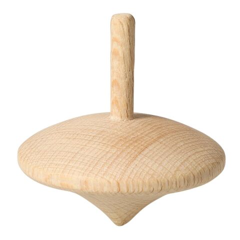 Kreisel &quot;Classic Holz&quot; natur | ohne Werbeanbringung | Nicht verfügbar | Nicht verfügbar