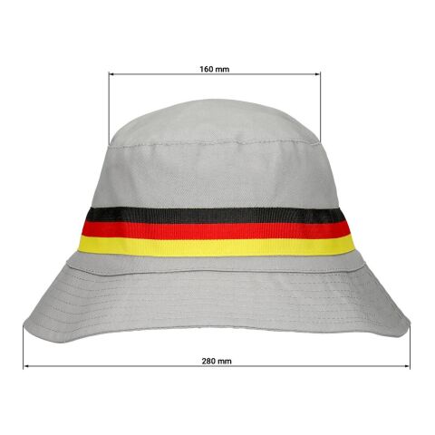 Bucket hat "Germany" grau | ohne Werbeanbringung | Nicht verfügbar | Nicht verfügbar
