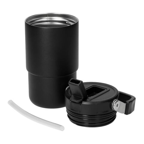 Edelstahlbecher mit Trinköffnung "Hydro" schwarz | ohne Werbeanbringung | Nicht verfügbar | Nicht verfügbar