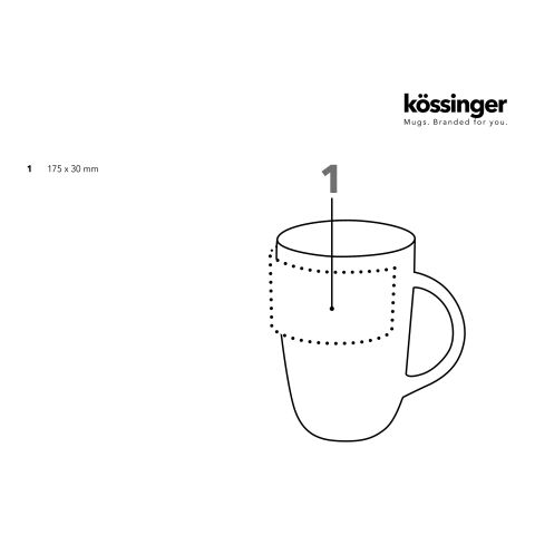 Kössinger Elektra inside weiß-orange | ohne Werbeanbringung