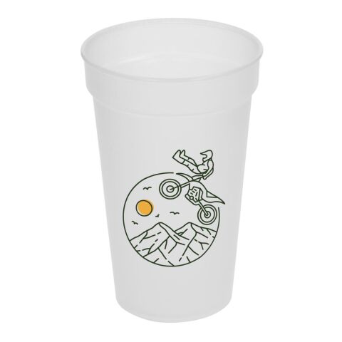 Trinkbecher &quot;Pfand&quot; 0,4 l transparent milchig | ohne Werbeanbringung | Nicht verfügbar | Nicht verfügbar