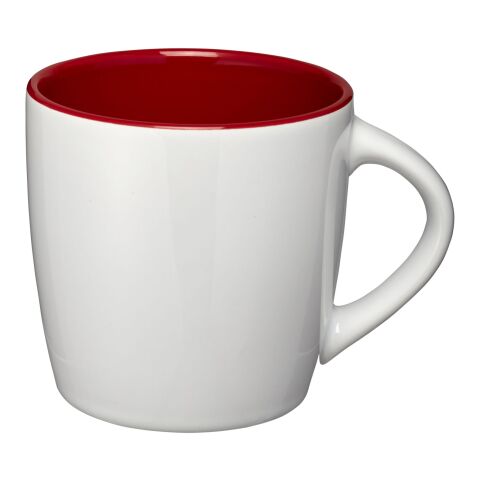 Aztec Keramiktasse Standard | weiss-rot | ohne Werbeanbringung | Nicht verfügbar | Nicht verfügbar