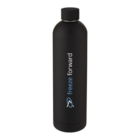 Spring 1 l Kupfer-Vakuum Isolierflasche schwarz