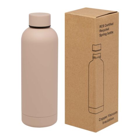 Spring 500 ml RCS-zertifizierte Kupfer-Vakuum Isolierflasche aus recyceltem Edelstahl Standard | Pale blush pink | ohne Werbeanbringung | Nicht verfügbar | Nicht verfügbar