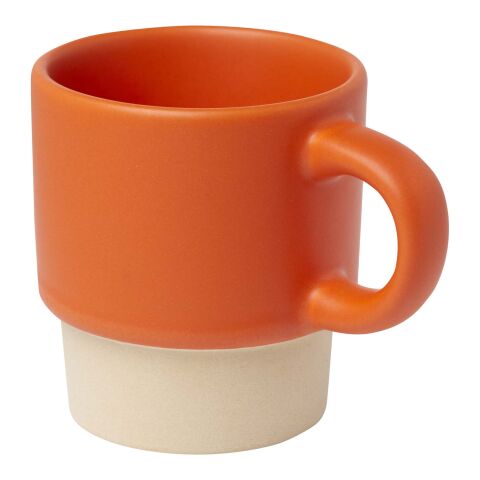 Olympia 130 ml stapelbarer Expresso Becher mit Tonboden Standard | orange | ohne Werbeanbringung | Nicht verfügbar | Nicht verfügbar