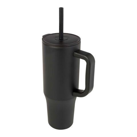 Brady 900 ml RCS-zertifizierter Isolierbecher mit Silikon Trinkhalm schwarz