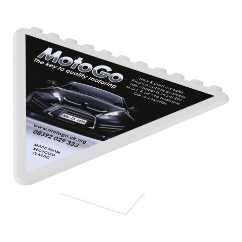 Frosty 2.0 dreieckiger Eiskratzer weiß | ohne Werbeanbringung | Nicht verfügbar | Nicht verfügbar