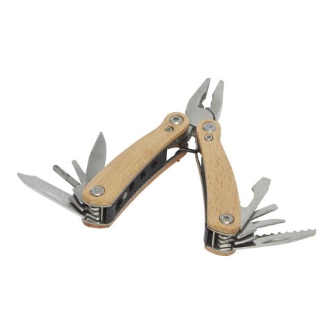 Anderson Mittelgroßes Multitool aus Holz mit 12 Funktionen Standard | natur | ohne Werbeanbringung | Nicht verfügbar | Nicht verfügbar