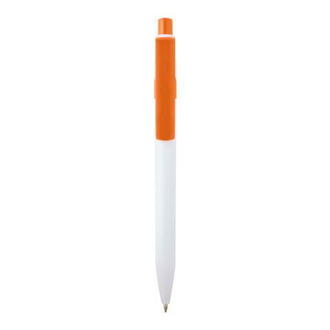 Unica Kugelschreiber aus recyceltem Kunststoff (blaue Mine) orange