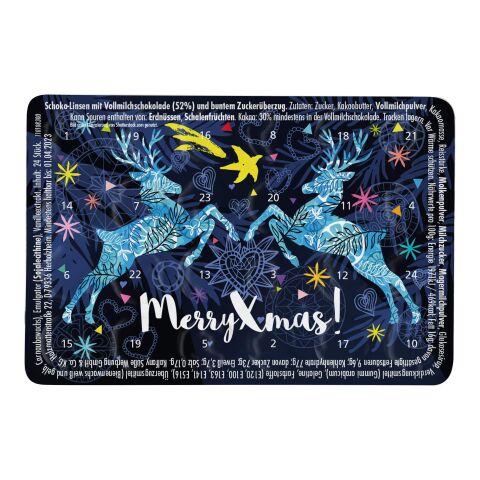 MINI Schoki-Weihnachtsmännchen Standardmotive ohne Werbeanbringung | Geschenk