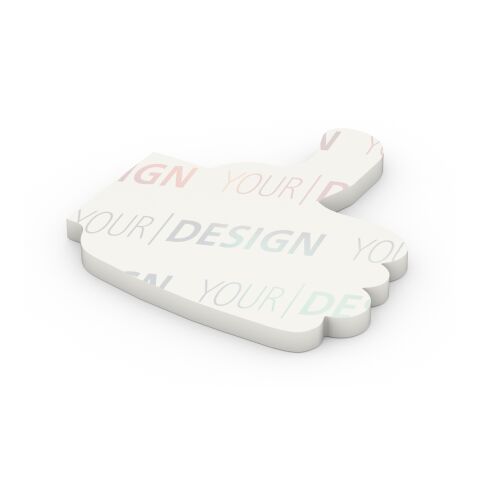 Haftnotiz Form 100 × 72 Recycling Bunt | ohne Werbeanbringung | Daumen