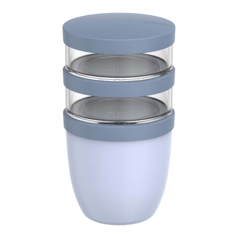 Mepal Ellipse Dreiteiliger, 500 ml + 2 x 200 ml isolierter Lunchpot blau