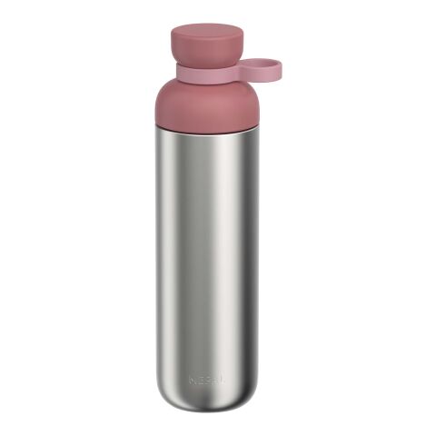 Mepal Vita 900 ml Trinkflasche aus recyceltem Edelstahl (Kohlensäure geeignet) rosa