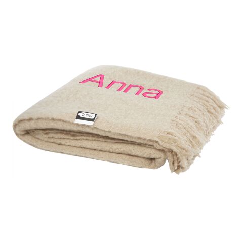Ivy RPET Mohair-Decke beige | ohne Werbeanbringung | Nicht verfügbar | Nicht verfügbar | Nicht verfügbar