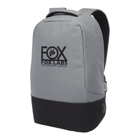 Cover Diebstahlsicherer RPET Rucksack Standard | grau | ohne Werbeanbringung | Nicht verfügbar | Nicht verfügbar | Nicht verfügbar